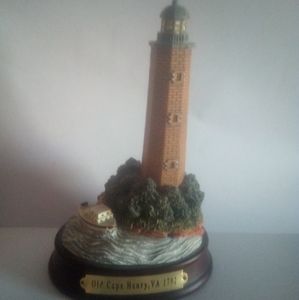 Mini light house statue.